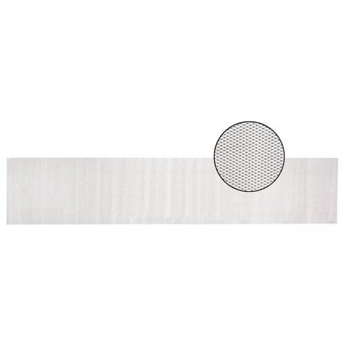 фото Облицовка радиатора (сетка декоративная) алюминий, 100 х 20 см, серебро, ячейки 6мм х 3мм kraft