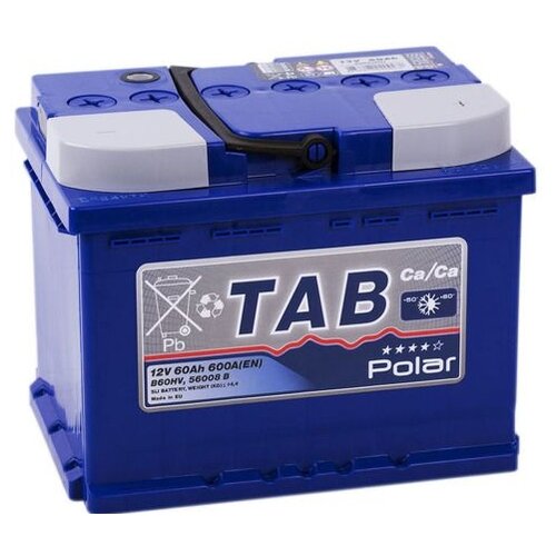 фото Автомобильный аккумулятор tab polar blue b60hv (121060)