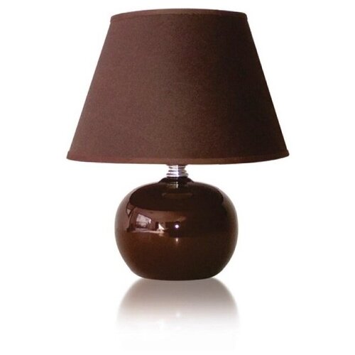 фото Настольная лампа с выключателем at 09360 цоколь е14 (кофе, керамика, глянец) estares