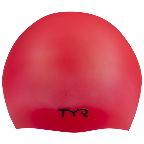 фото Шапочка для плавания wrinkle free silicone cap, силикон, lcs/610, красный tyr