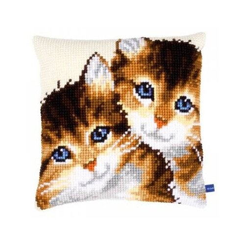 фото "vervaco" наборы для вышивания 1200 "подушка" pn-0150972 "котята"