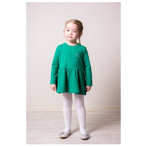 фото Платье hippychick размер 4-5 лет, зеленый меланж
