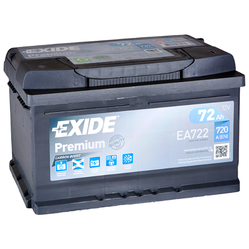 фото Автомобильный аккумулятор exide premium ea722