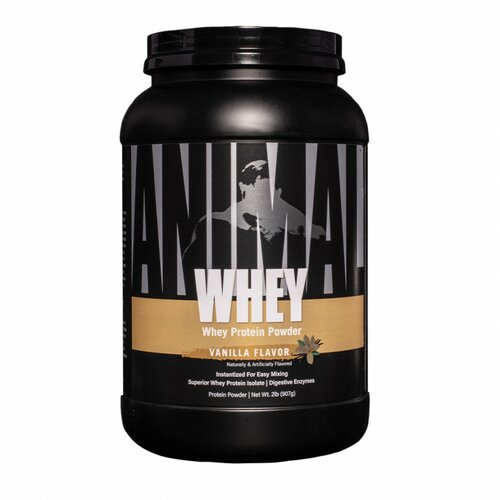 фото Протеин сывороточный изолят universal nutrition animal whey (908 г) ваниль