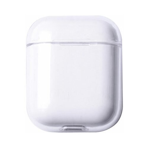 фото Чехол для наушников eva apple airpods 1/2 - прозрачный (cbap24tr)