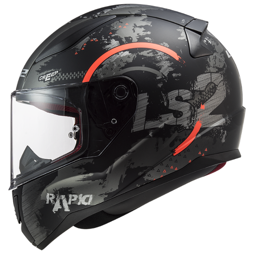фото Шлем ls2 ff353 rapid circle (s, matt titanium fluor orange)
