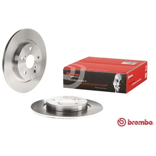 фото Комплект тормозных дисков задний brembo 08.b045.10 290x11 для toyota avensis (2 шт.)