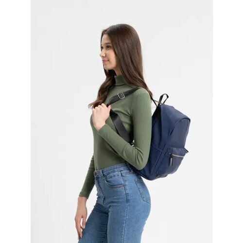 фото Рюкзак женский, городской, со светоотражающими элементами, школьный рюкзак, сумка, портфель, синий topdil