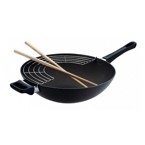 фото Сковорода wok с палочками и решеткой scanpan classic 28 см