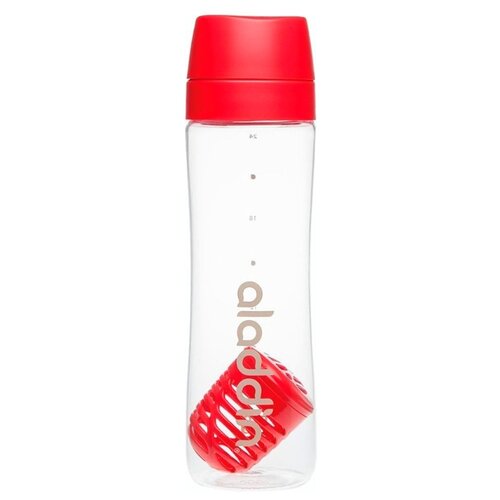 фото Бутылка для воды с ситечком-фильтром 0.7л aladdin aveo - красная (10-01785-048)