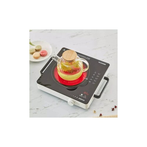 фото Электрическая керамическая плита xiaomi qcooker kitchen small square electric ceramic stove black (cr-dt01)