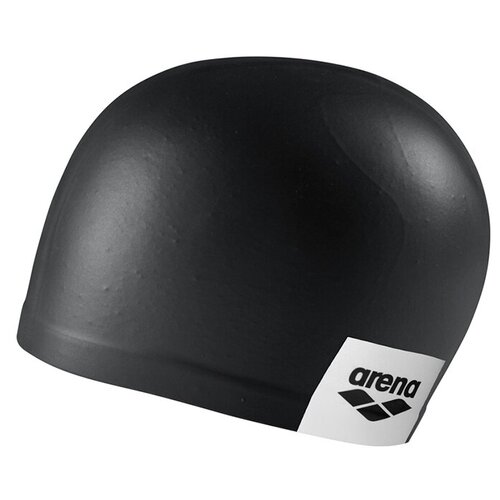 фото Шапочка для плавания стартовая arena logo moulded cap, черная