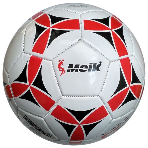 фото R18018 мяч футбольный "meik-2000" 3-слоя pvc 1.6, 300 гр, машинная сшивка