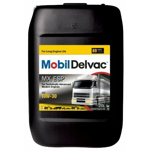фото Минеральное моторное масло mobil delvac mx esp 10w-30, 20 л