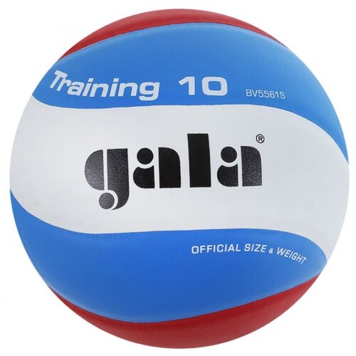 фото Мяч волейбольный gala training 10 (bv5561s), размер 5, цвет бело-голубо-красный