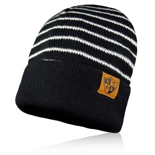 фото Шапка sa co.beanie stripes black & white