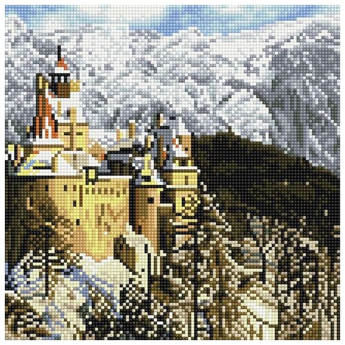 фото Алмазная вышивка molly "замок дракулы в румынии", 30x30