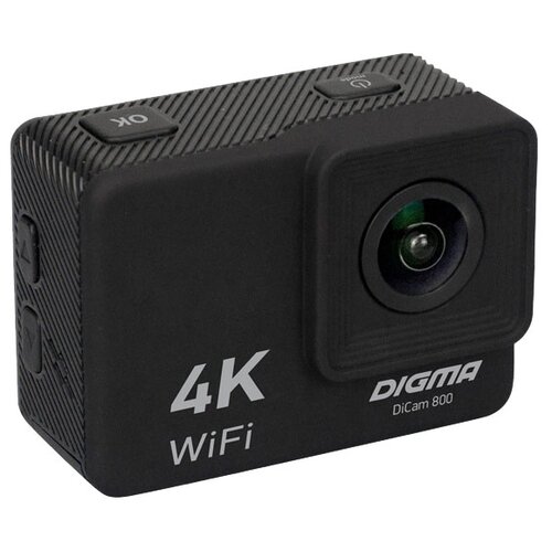 экшн камера DIGMA DiCam 800 black - черный экшн камера vtech action cam 180° черный желтый