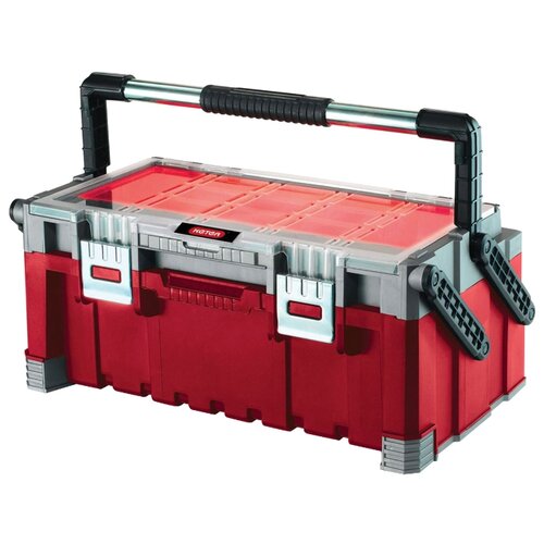 фото Ящик с органайзером keter cantilever tool box 22 (17187311) 56.7x31.4x24.5 см 22'' красный