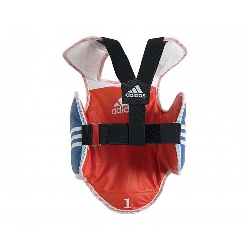 фото Защита корпуса двухсторонняя kids body protector reversible wt сине-красная (размер xs) adidas