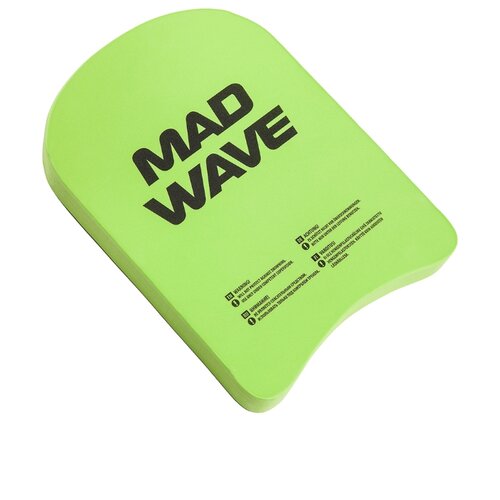 фото Доска для плавания детская mad wave kickboard kids, green