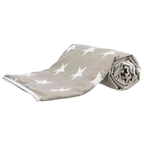 фото Подстилка-плед для собак и кошек trixie stars blanket 150х100 см темно-серый/белый