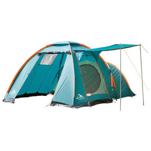 фото Палатка кемпинговая alpika dakota-4, 4-х местная, 240х260х190 см, polyestr pu 3000