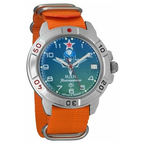 фото Наручные часы восток мужские наручные часы восток командирские 431818, оранжевый