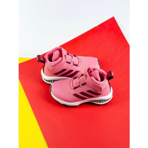 фото Ботинки adidas originals, демисезонные, натуральная кожа, размер 34 ru, розовый