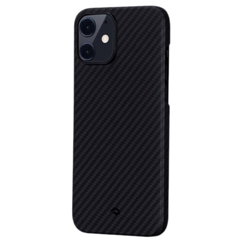 фото Чехол-накладка pitaka magez case (арамид) для apple iphone 12 mini черно-синий