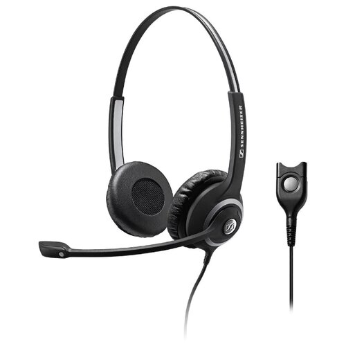 фото Проводная гарнитура sennheiser sc 260 черный/серебристый