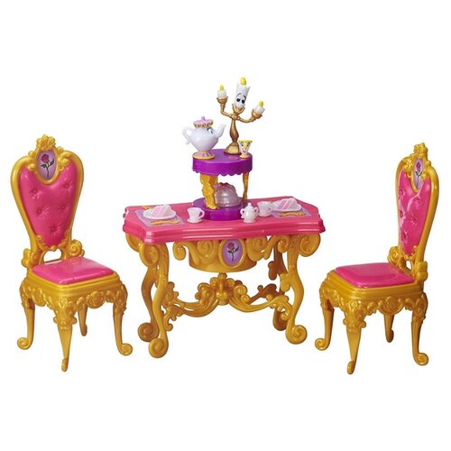 фото Игровой набор hasbro disney princess обеденный стол принцессы белль b5310
