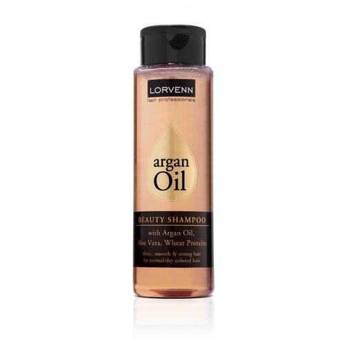 фото Lorvenn шампунь exotic oil beauty для волос с аргановым маслом, алоэ вера и протеинами пшеницы 300 мл