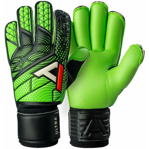 фото Вратарские перчатки alphakeepers, размер 10, зеленый