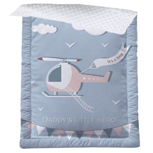 фото Плед amarobaby exclusive creative collection 85х95 см daddy's little hero