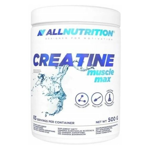 фото Креатин моногидрат all nutrition creatine muscle max нейтральный 500 гр allnutrition