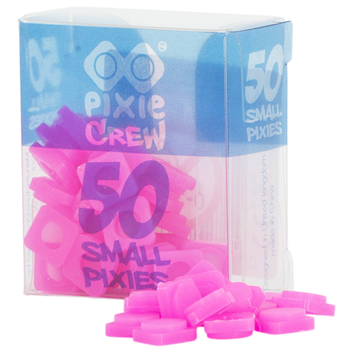 фото Набор силиконовых элементов для создания картинок "pixie crew" (50 штук, розовый неон)