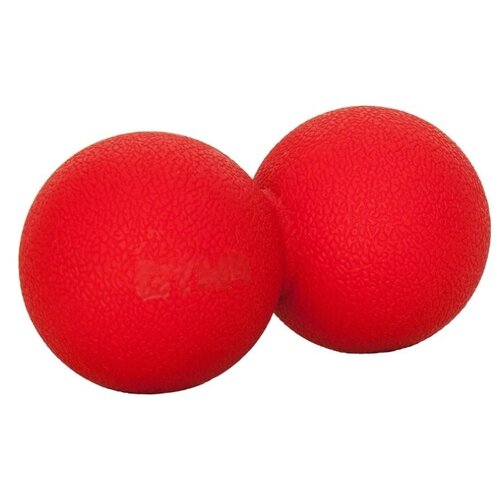 фото Массажный мяч для фитнеса, йоги и пилатеса, сдвоенный, красный icon