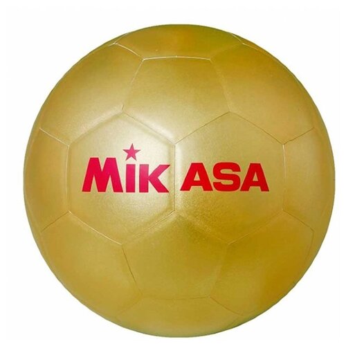 фото Мяч футбольный для автографов "mikasa gold sb", р.5, синт. кожа, клееный, золотой