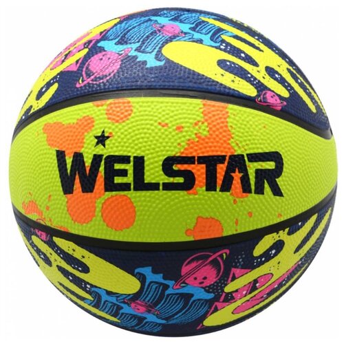 фото Баскетбольный мяч welstar br2814d-7, р. 7 разноцветный