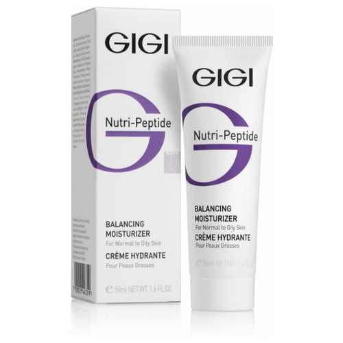 фото Gigi nutri-peptide balancing moisturizer oily skin пептидный крем балансирующий для жирной кожи, 50 мл