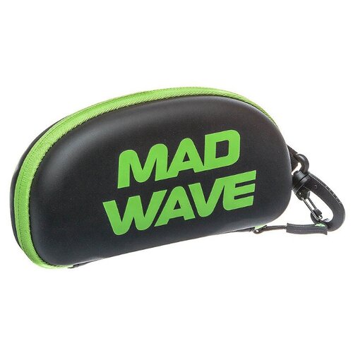 фото Чехол для очков mad wave m0707 01 0 08(10)w, черный/зеленый