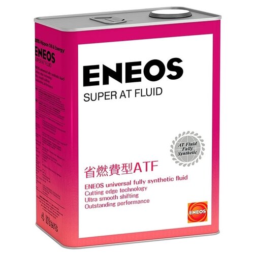 фото Трансмиссионное масло для акпп eneos super at fluid, 4л