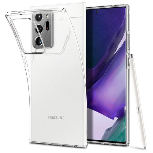 фото Чехол-капсула spigen для galaxy note 20 ultra - liquid crystal - прозрачный - acs01389