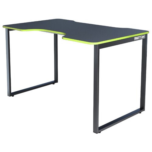 фото Игровой стол gravitonus smarty one, шхг: 120х75 см, цвет: черный каркас/черно-зеленый