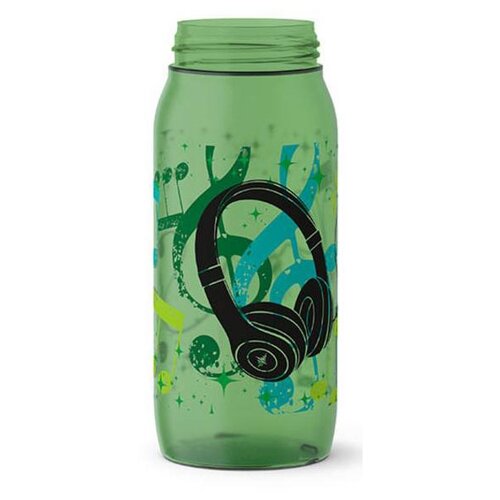 фото Бутылка для воды emsa drink2go наушники 0.5 пластик зеленый