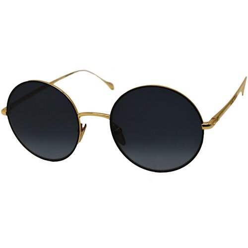 фото Солнцезащитные очки isabel marant, круглые, оправа: металл, для женщин, золотой