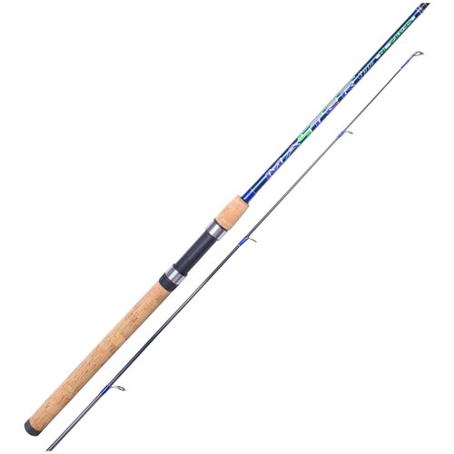 фото Спиннинг master spin m 1,80m, (8-30gr), быстрый строй 4-12lb, carbon, кольца sic, пробка италия