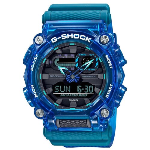 фото Наручные часы casio casio ga-900skl-2a, черный, синий
