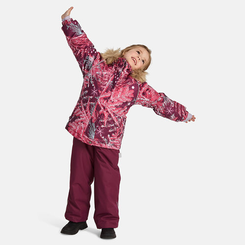 фото Комплект верхней одежды huppa размер 104, бордовый, фиолетовый